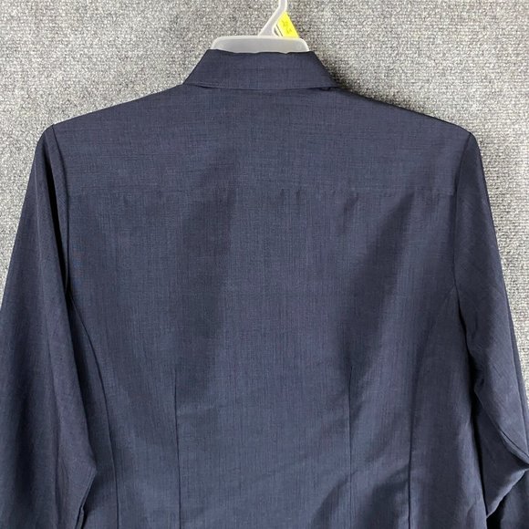 Doc & Amelia by Cintas Button Up Top Large Women's Blue 100% Polyester L - Picture 10 of 11